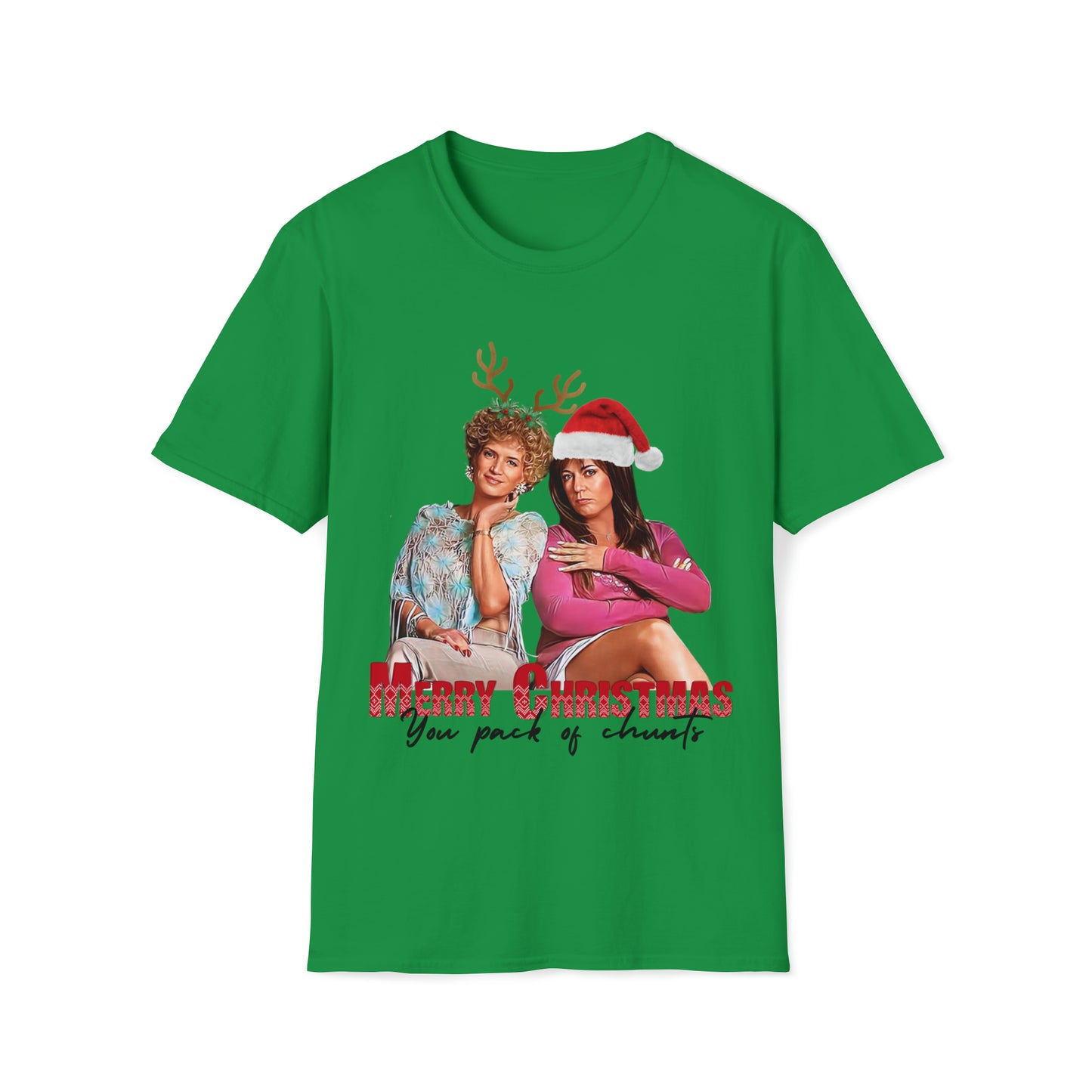 Merry Christmas you pack of chunts t-shirt