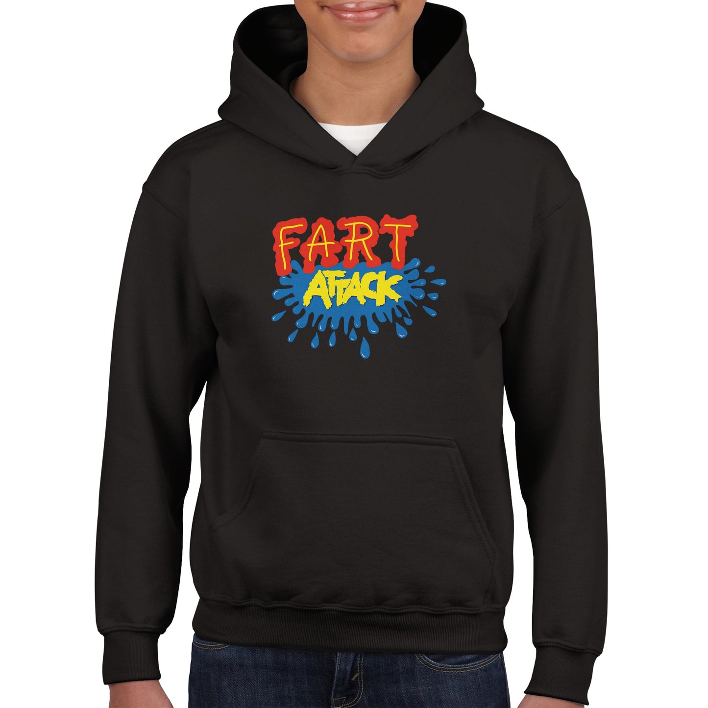 Fart attack Kids Pullover Hoodie