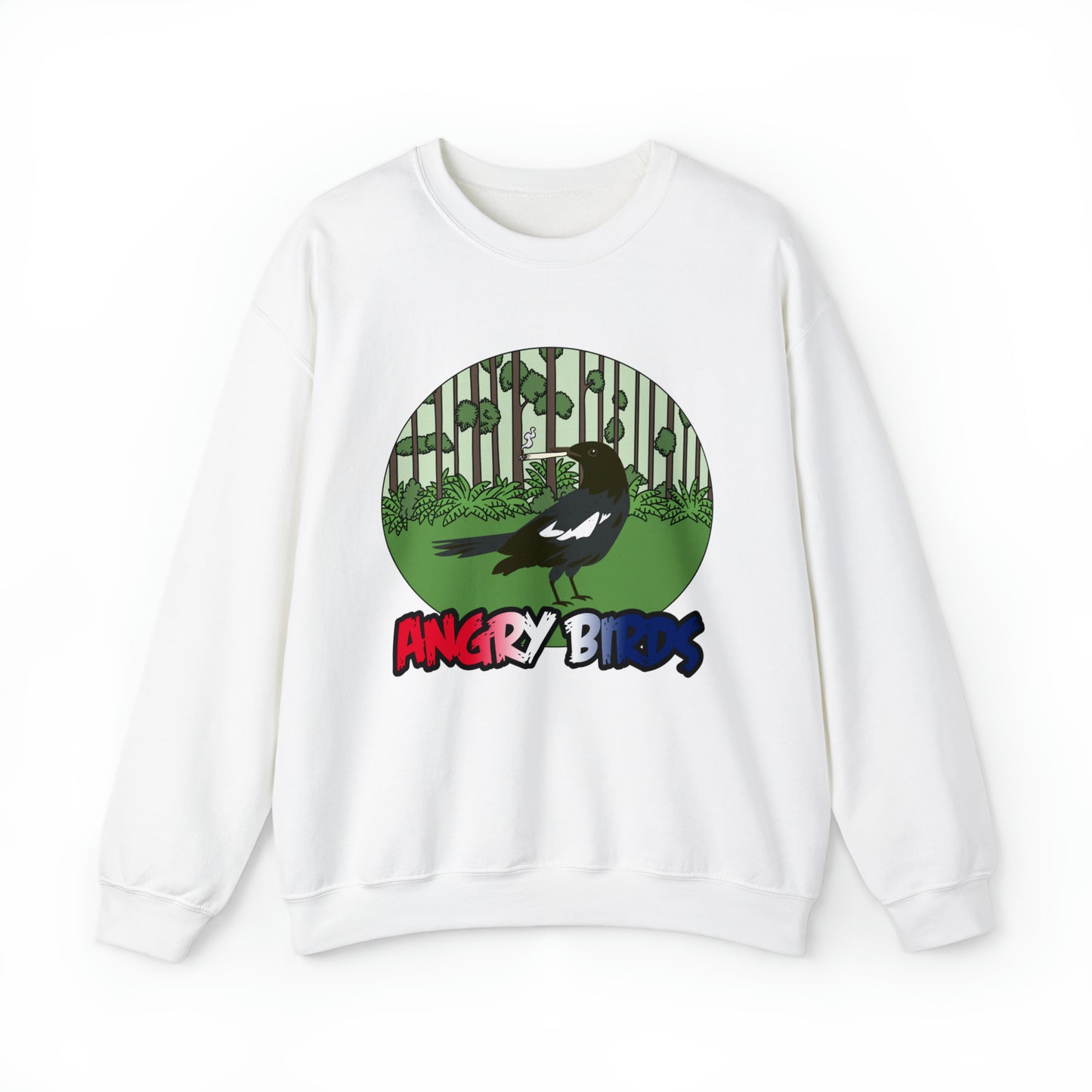 Angry magpie Crewneck Sweatshirt