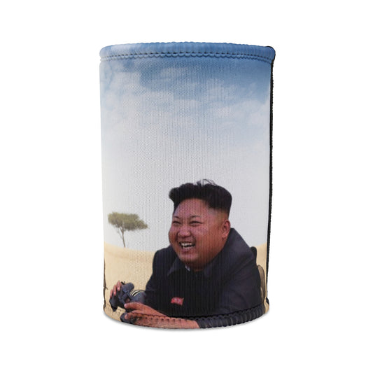 Kim Jong Un Safari stubby cooler