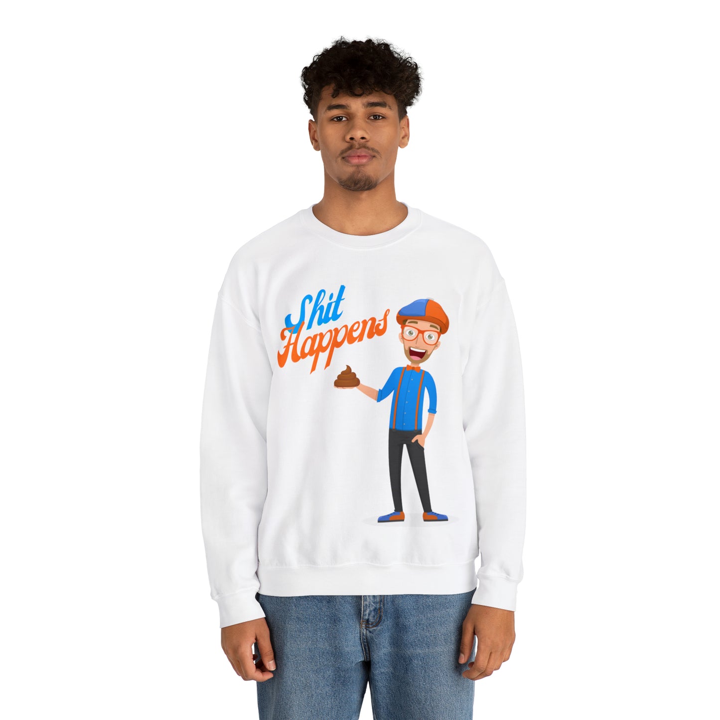 Shit happens Crewneck Sweatshirt