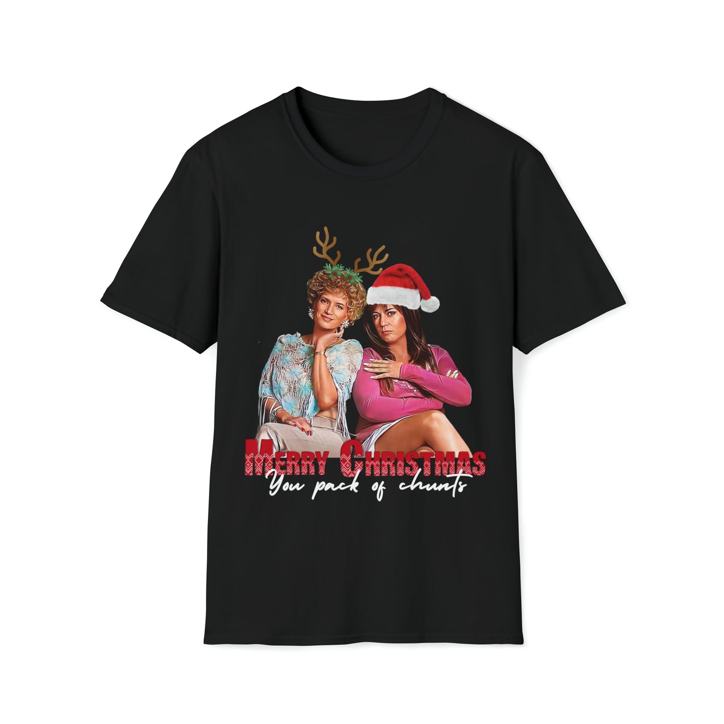 Merry Christmas you pack of chunts t-shirt