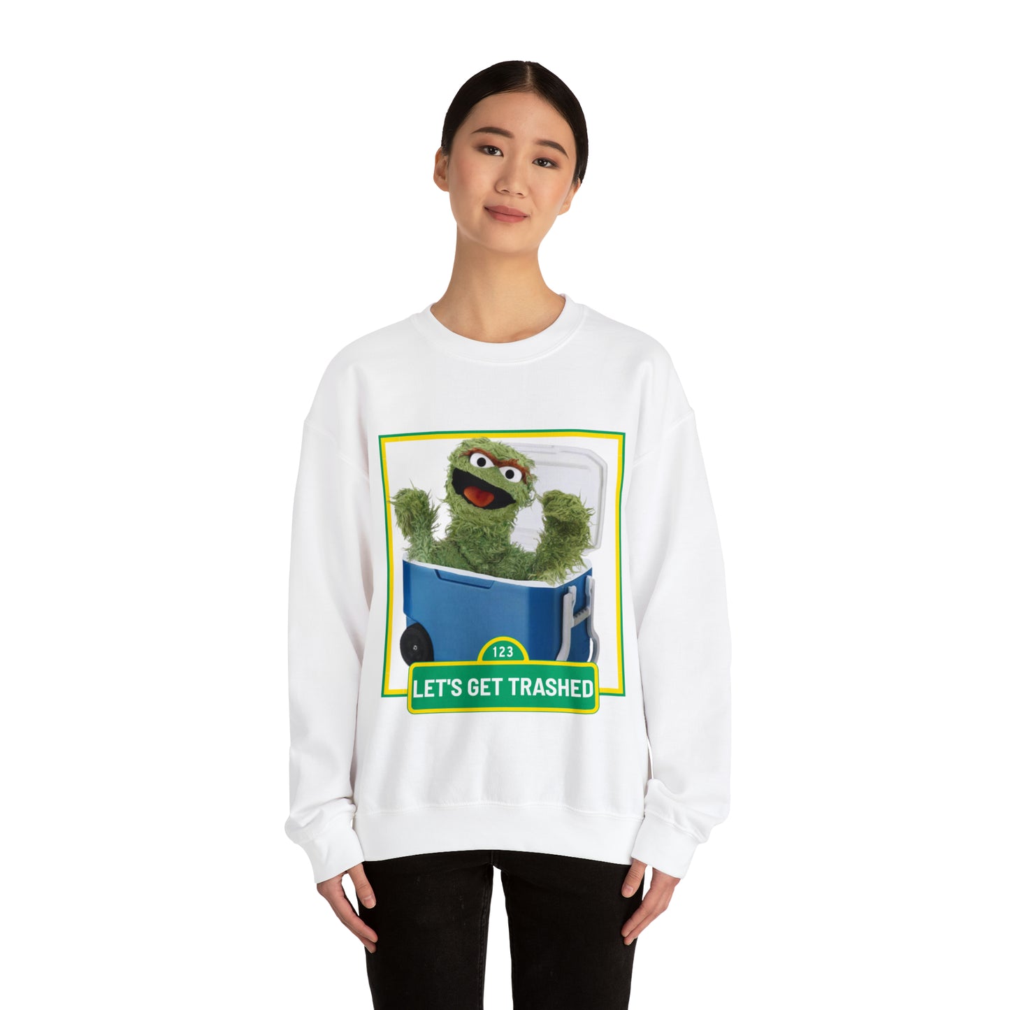 Let's get trashed Crewneck Sweatshirt