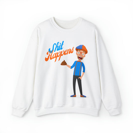 Shit happens Crewneck Sweatshirt