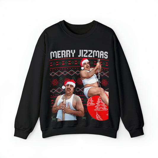 Merry jizzmas Crewneck Sweatshirt