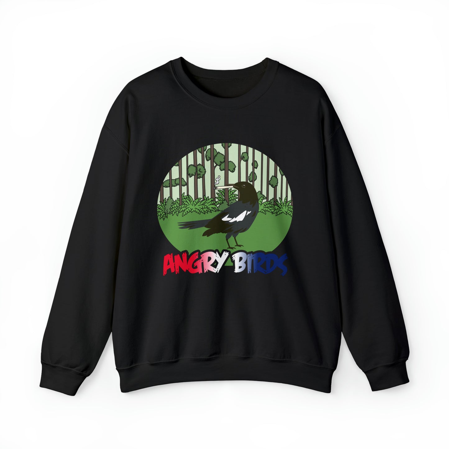 Angry magpie Crewneck Sweatshirt