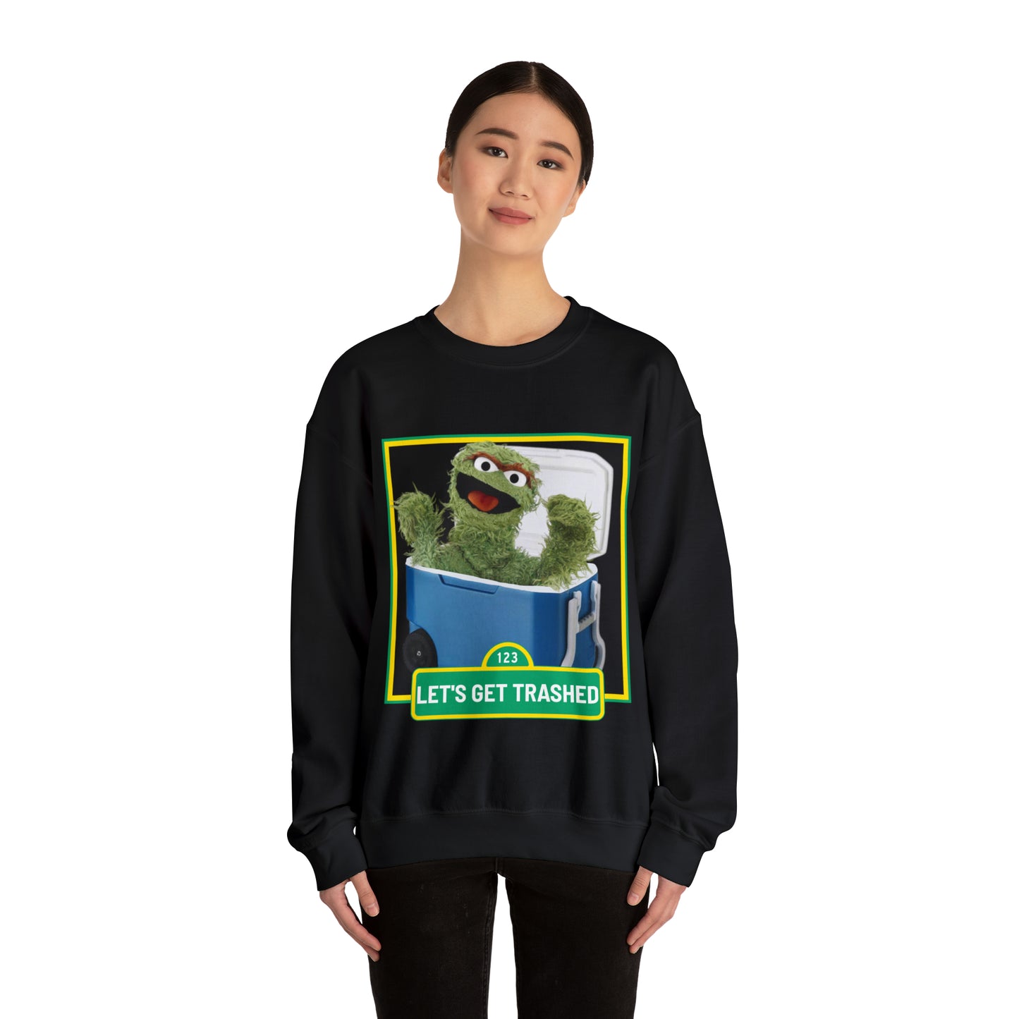 Let's get trashed Crewneck Sweatshirt