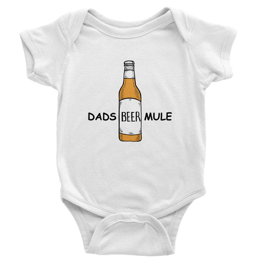 Dads beer mule bodysuit