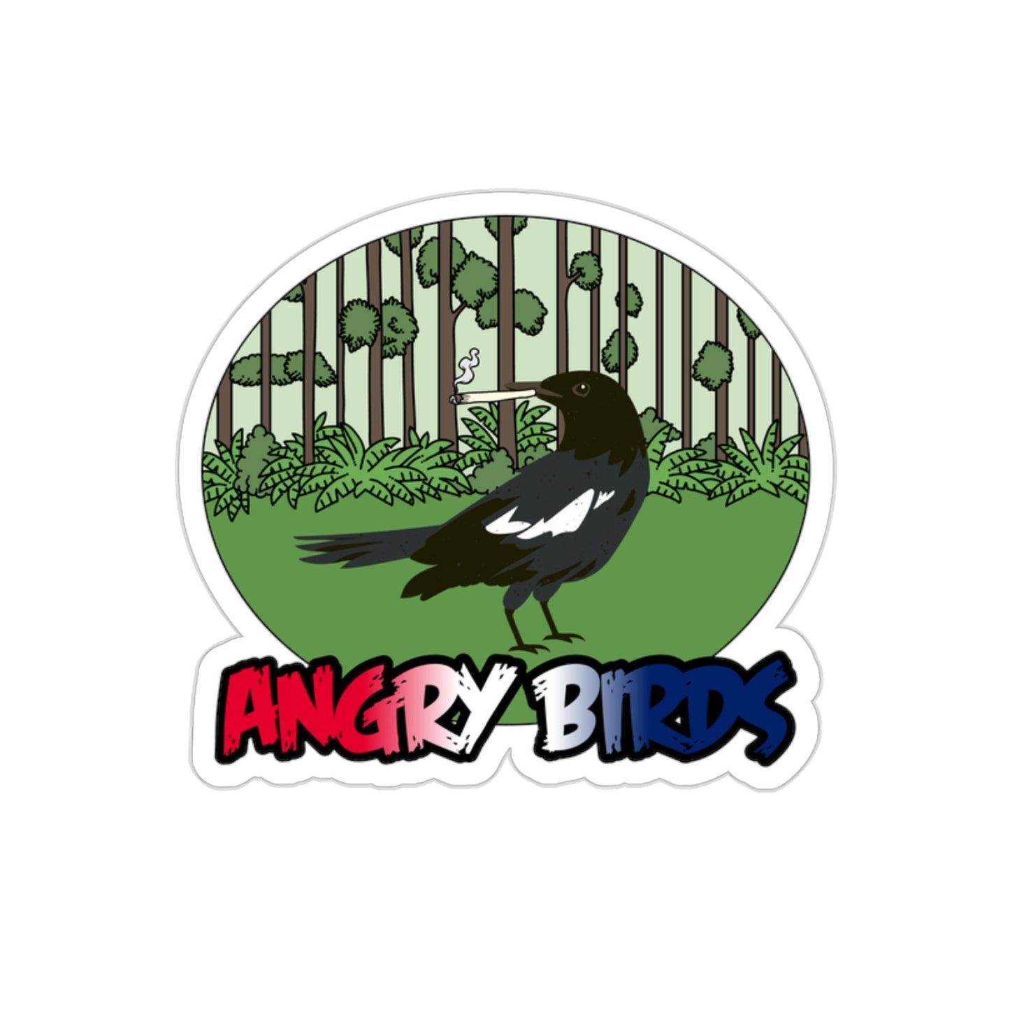 Angry birds sticker