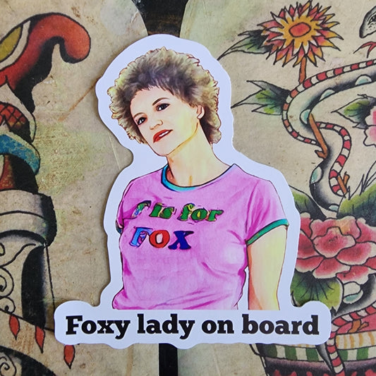 Foxy lady on board