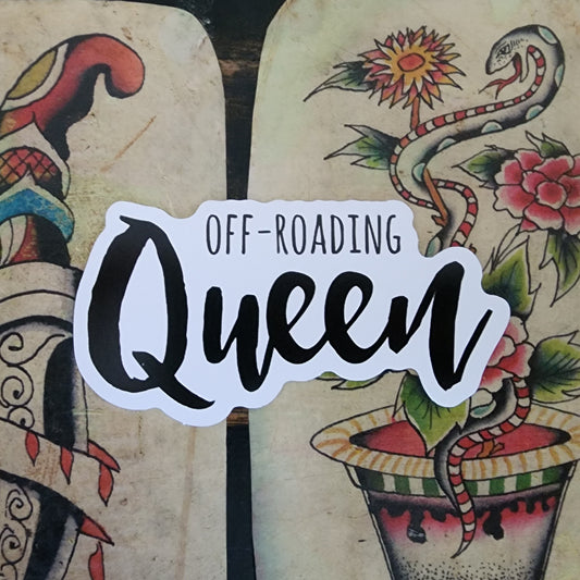 Off-roading Queen sticker