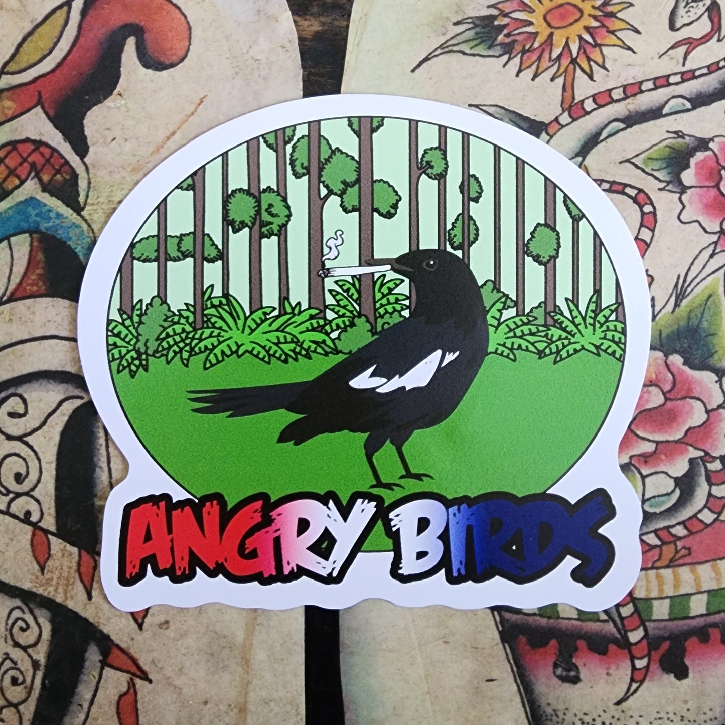 Angry birds sticker